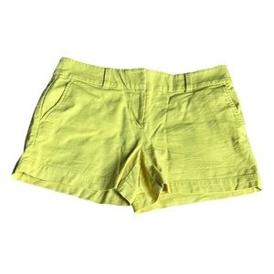 3/$15 LOFT yellow 4 inch shorts